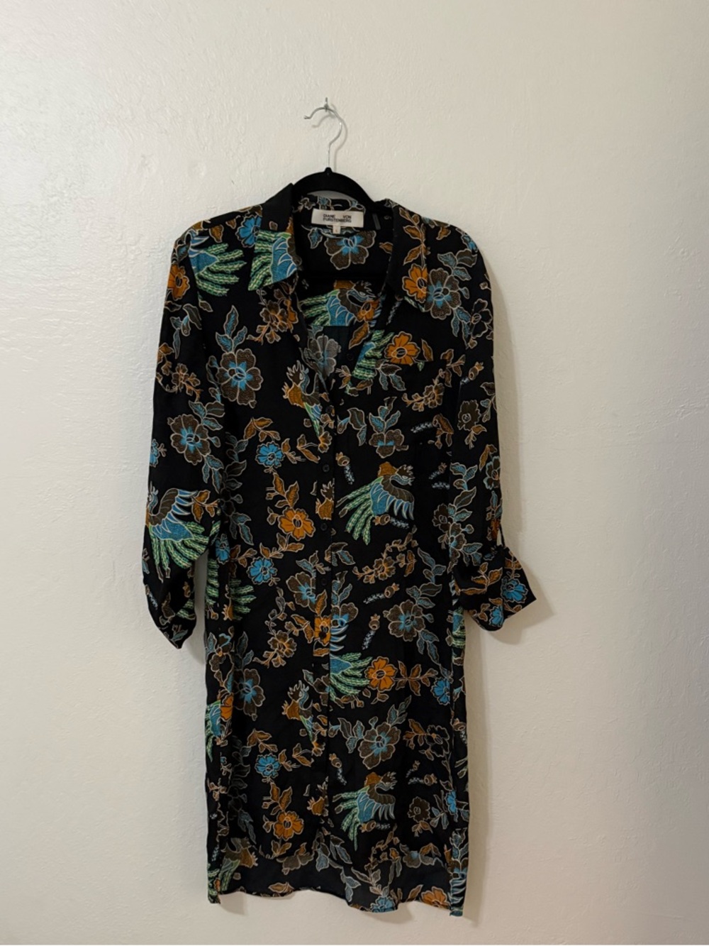 Diane von Furstenberg printed shirtdress